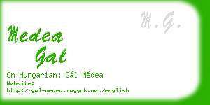 medea gal business card