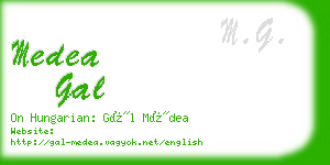 medea gal business card